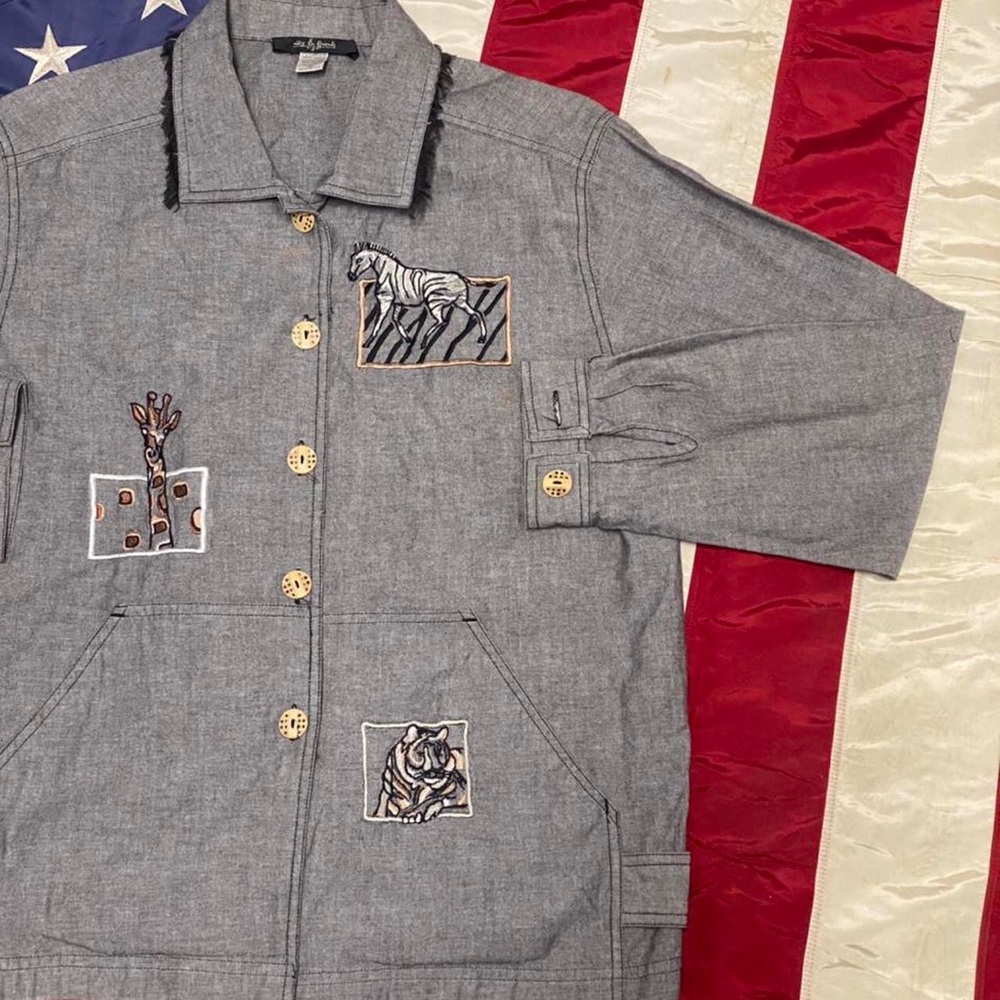 Vintage Made in South Africa Safari Longsleeve Button up